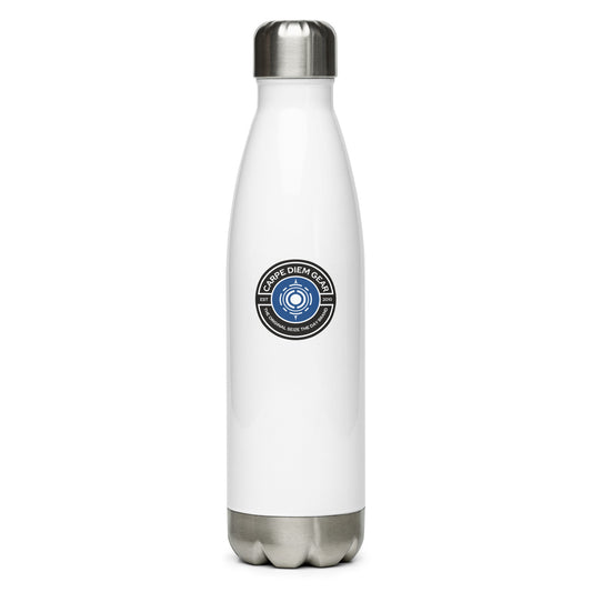 Carpe Diem Gear | Accessories | CDG Blue Logo | Stainless Steel Water Bottle (17 oz)