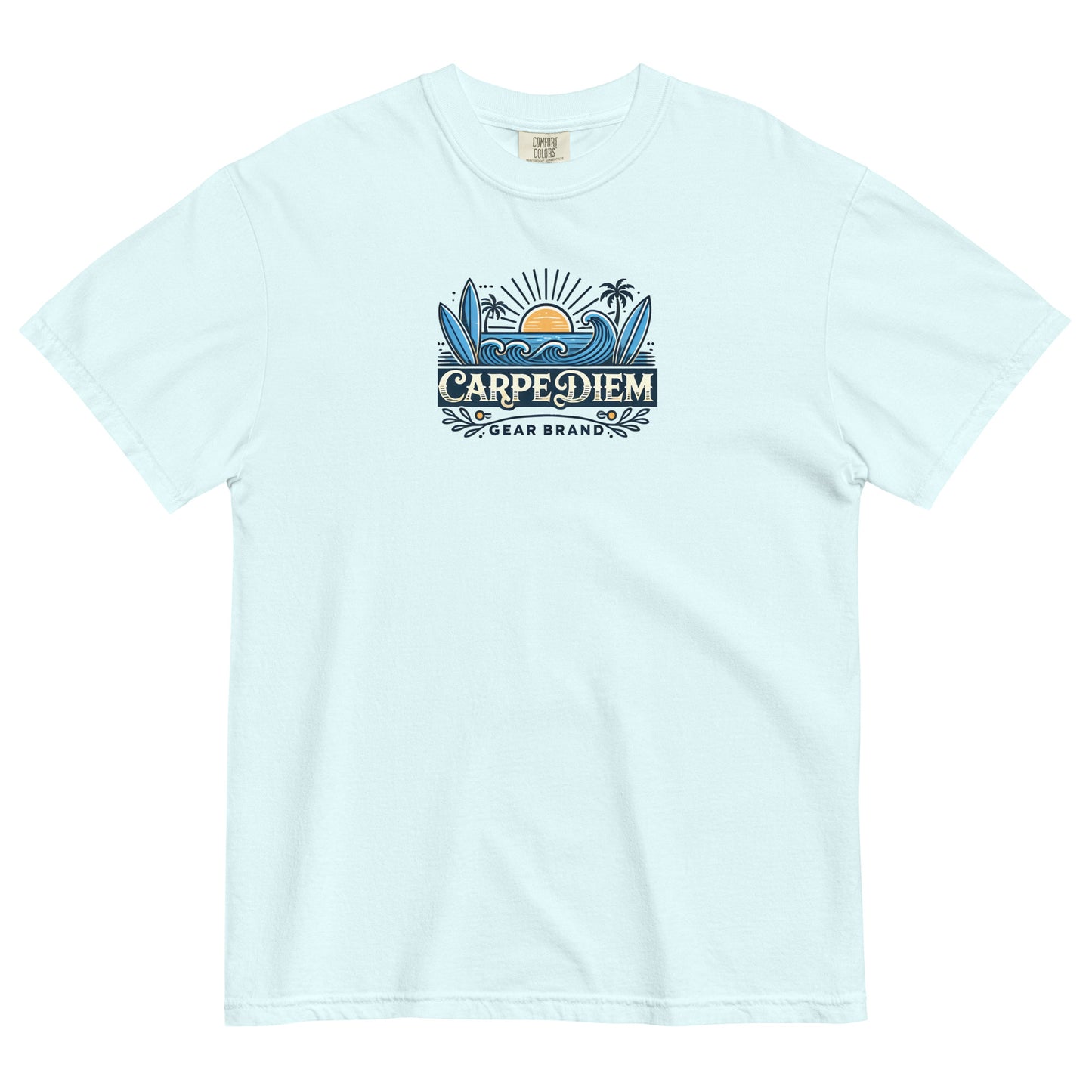 Carpe Diem Gear | Carpe Diem Gear Brand | CDG Surfing | Unisex Garment-Dyed 100% Ring-Spun Cotton Heavyweight T-Shirt