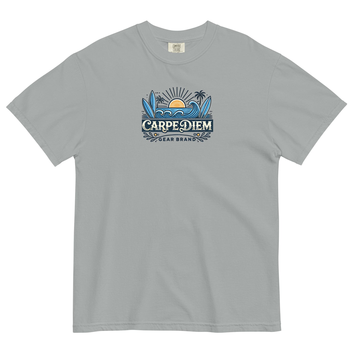 Carpe Diem Gear | Carpe Diem Gear Brand | CDG Surfing | Unisex Garment-Dyed 100% Ring-Spun Cotton Heavyweight T-Shirt