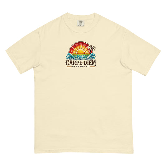 Carpe Diem Gear | Carpe Diem Gear Brand | CDG Beach | Unisex Garment-Dyed 100% Ring-Spun Cotton Heavyweight T-Shirt