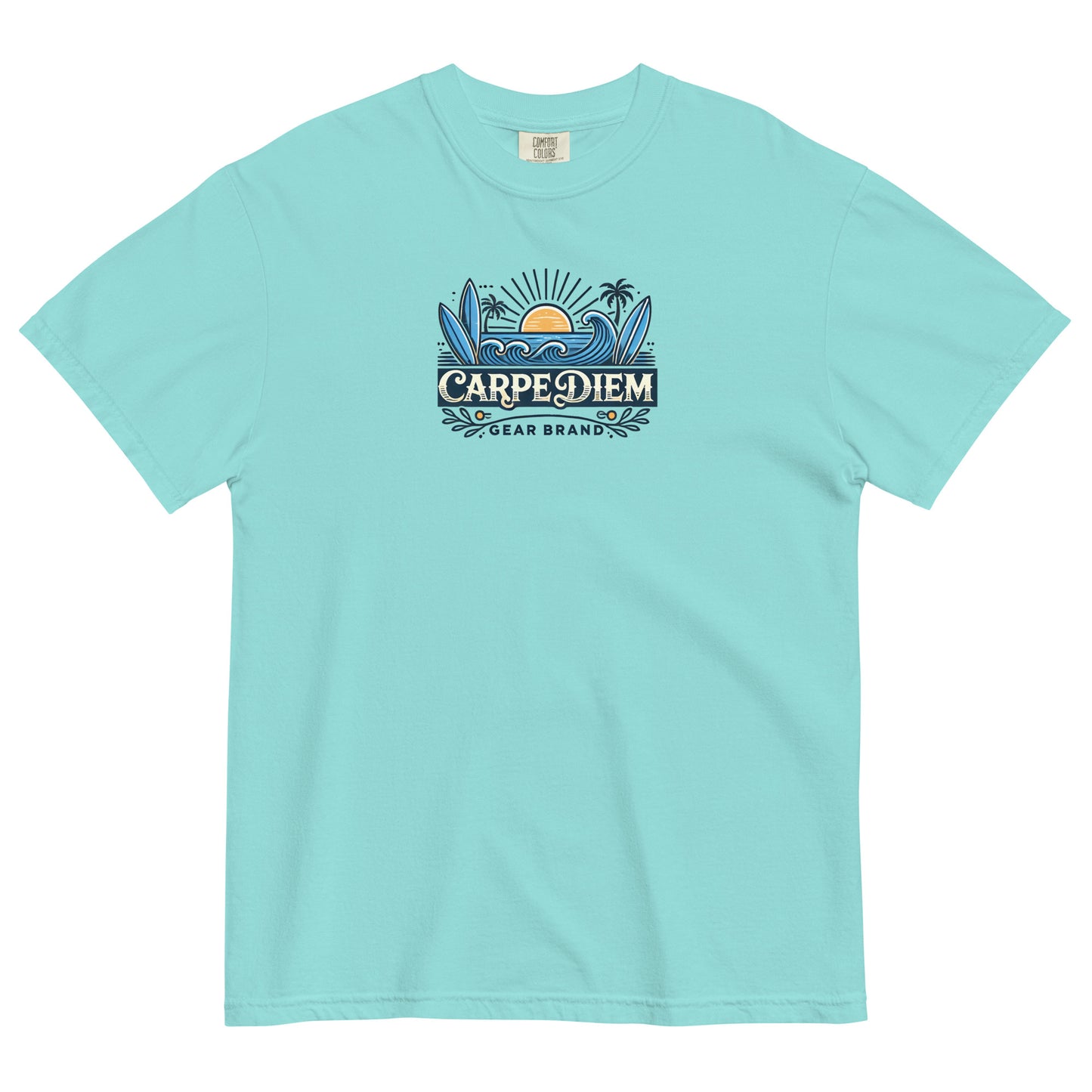 Carpe Diem Gear | Carpe Diem Gear Brand | CDG Surfing | Unisex Garment-Dyed 100% Ring-Spun Cotton Heavyweight T-Shirt