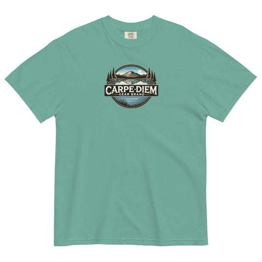 Carpe Diem Gear | Carpe Diem Gear Brand | Mountain Lake I| Unisex Garment-Dyed 100% Ring-Spun Cotton Heavyweight T-Shirt