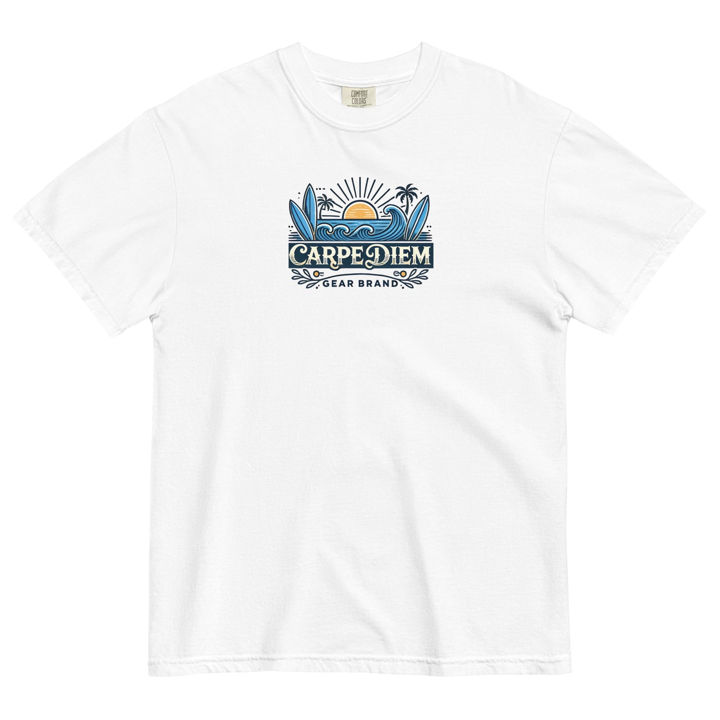 Carpe Diem Gear | Carpe Diem Gear Brand | CDG Surfing | Unisex Garment-Dyed 100% Ring-Spun Cotton Heavyweight T-Shirt