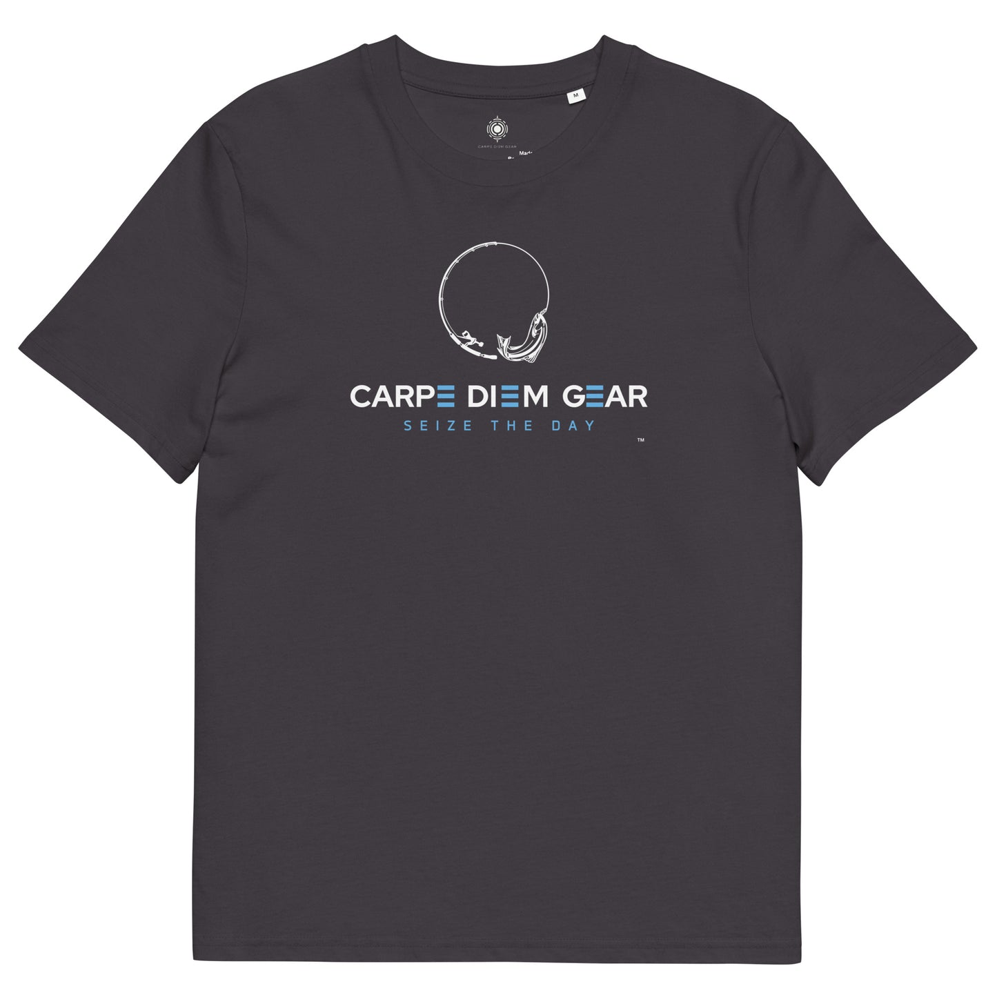 Carpe Diem Gear | Gone Fishing | Fishing Poles Square DELUXE | Unisex 100% Cotton T-Shirt