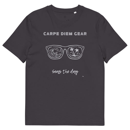 Carpe Diem Gear | Beach Life | White Sunglasses | Unisex 100% Organic Cotton