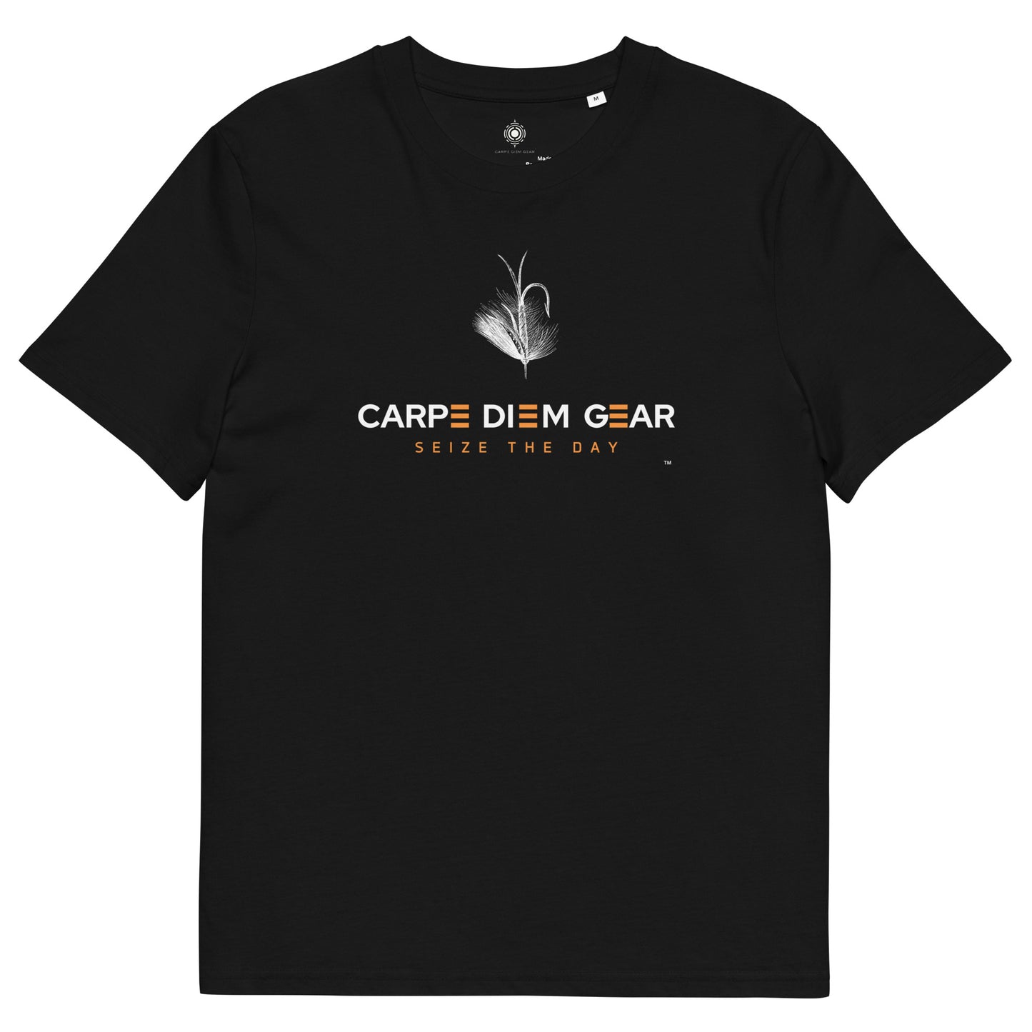 Carpe Diem Gear | Gone Fishing | Fly Fishing Blue Square DELUXE | Unisex 100% Cotton T-Shirt