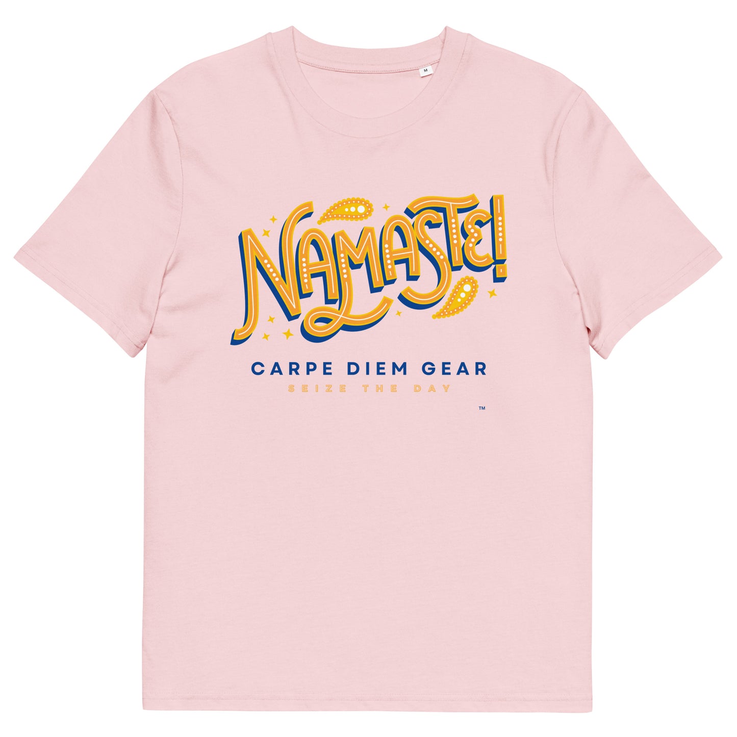 Carpe Diem Gear | Namaste | Orange Namaste | Unisex 100% Organic Cotton