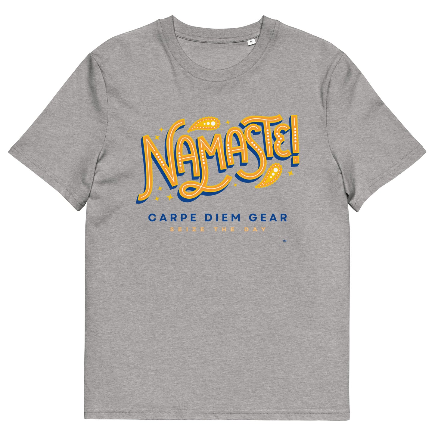 Carpe Diem Gear | Namaste | Orange Namaste | Unisex 100% Organic Cotton