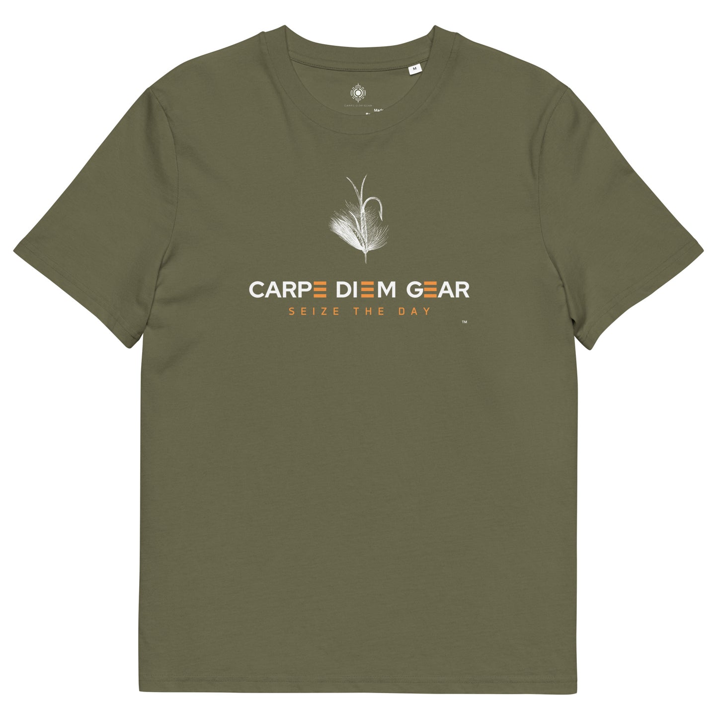 Carpe Diem Gear | Gone Fishing | Fly Fishing Blue Square DELUXE | Unisex 100% Cotton T-Shirt