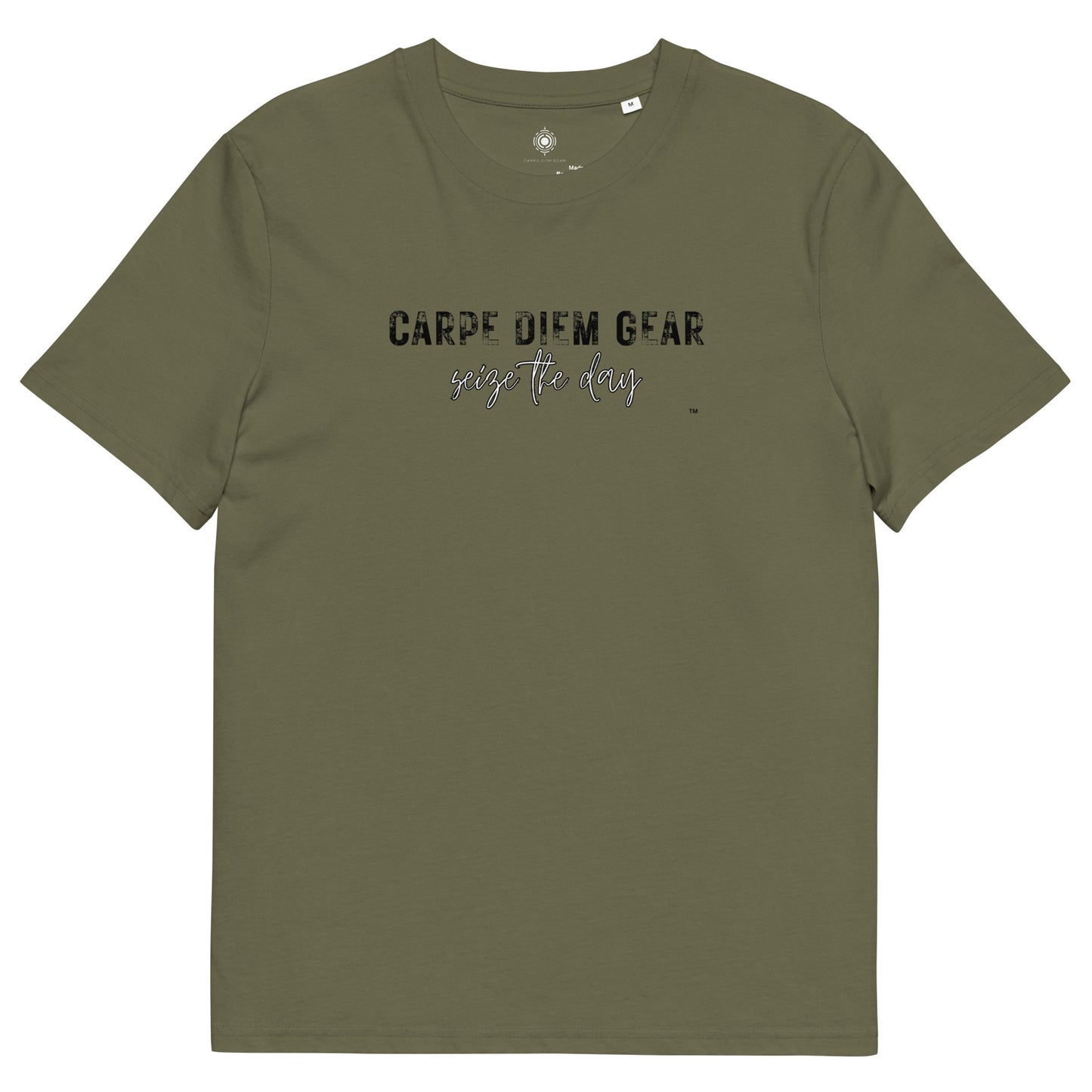 Carpe Diem Gear | Seize the Day Quotes | Benjamin Franklin DELUXE | Unisex 100% Organic Cotton