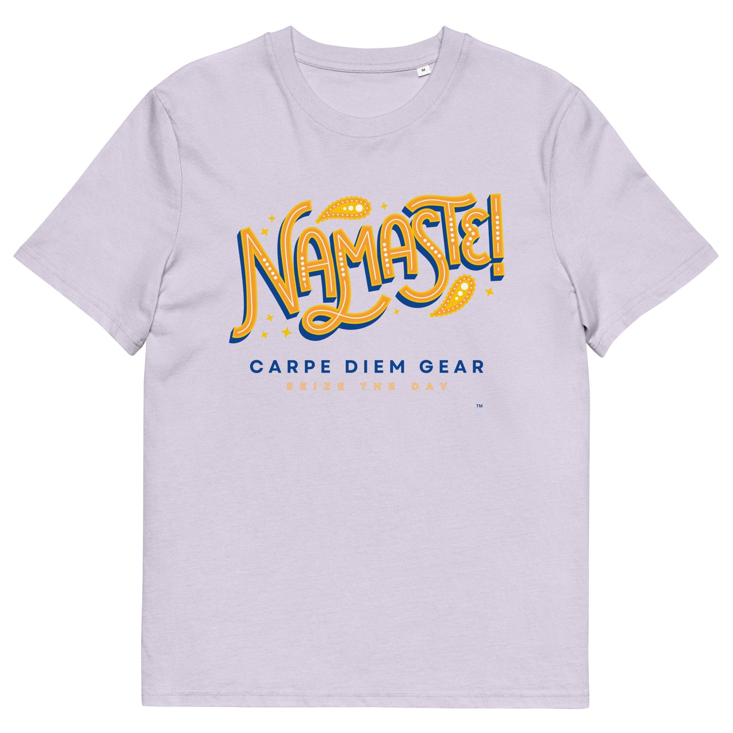 Carpe Diem Gear | Namaste | Orange Namaste | Unisex 100% Organic Cotton