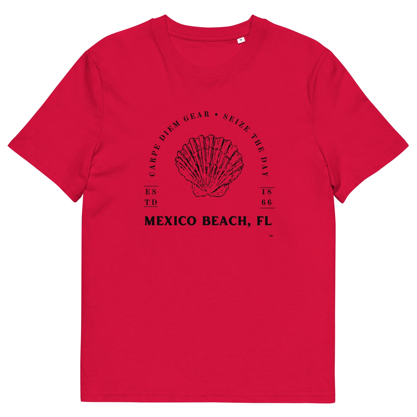 Carpe Diem Gear | Mexico Beach, Florida | Black Shell | Unisex 100% Organic Cotton