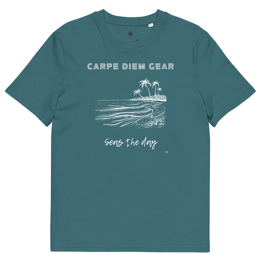 Carpe Diem Gear | Beach Life | Beach Scene | Unisex 100% Organic Cotton