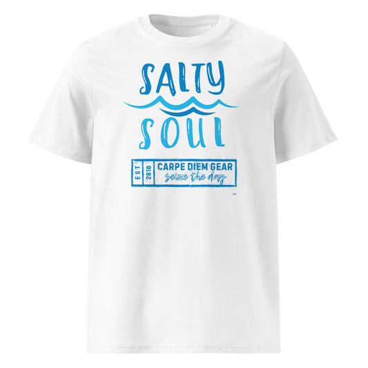 Carpe Diem Gear | Beach Life | Salty Soul | Unisex 100% Organic Cotton