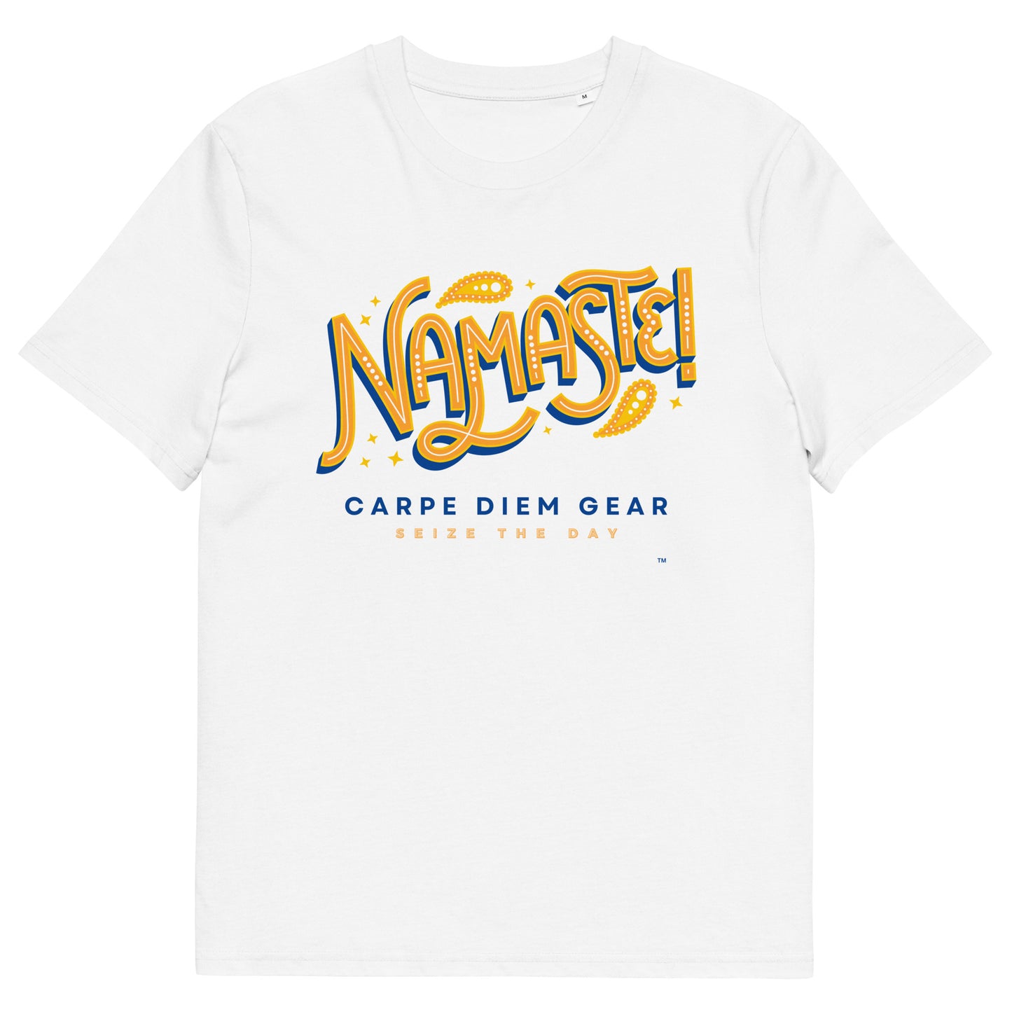 Carpe Diem Gear | Namaste | Orange Namaste | Unisex 100% Organic Cotton