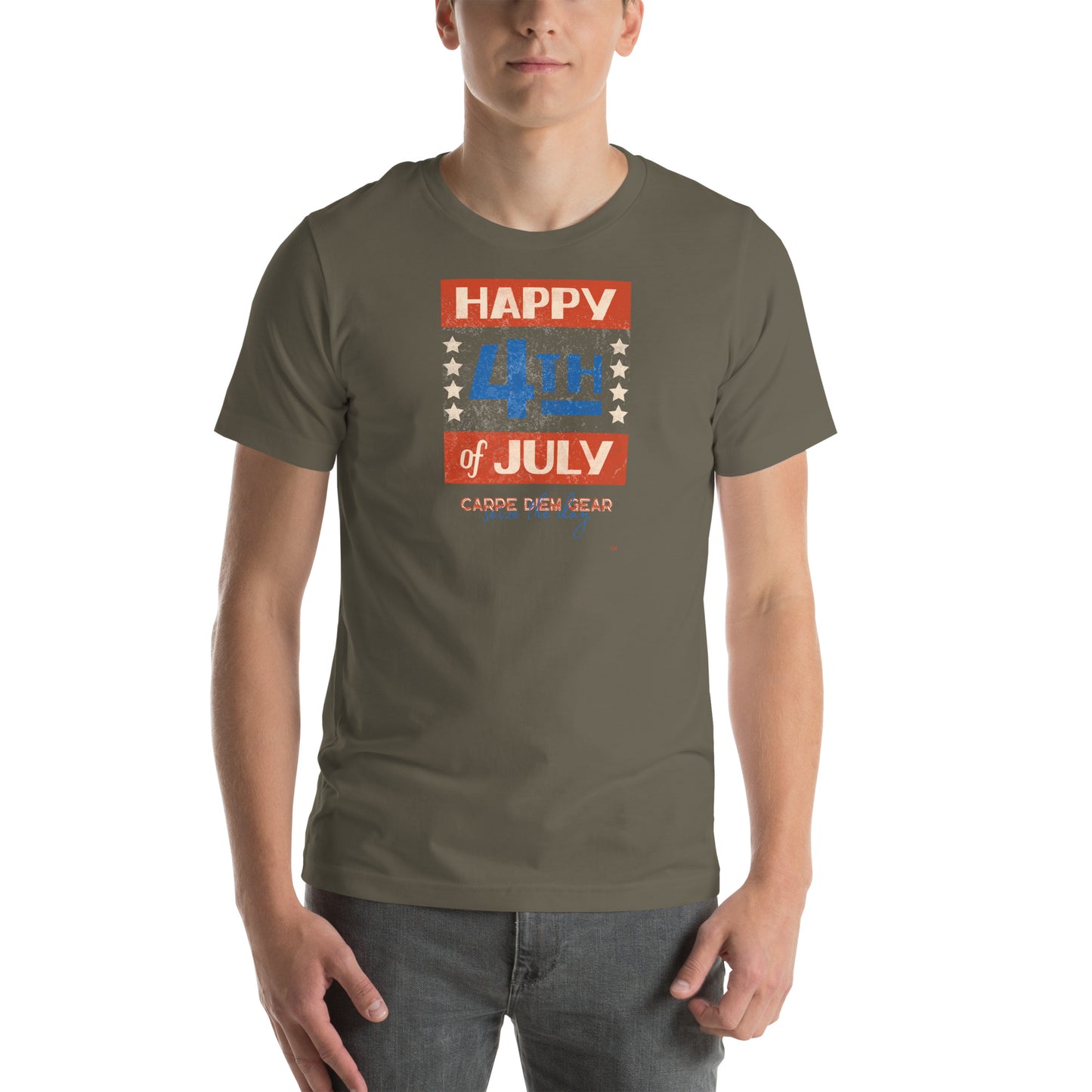 Carpe Diem Gear | Americana  | Happy 4th of July | Unisex 100% Cotton T-Shirt