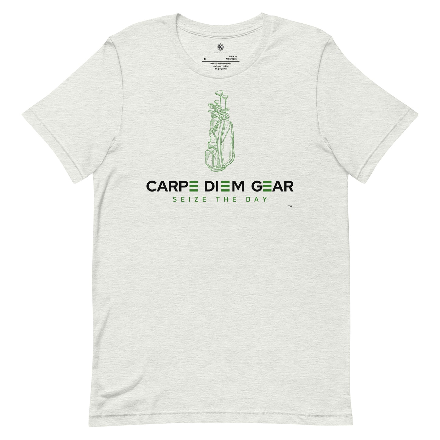 Carpe Diem Gear | Simply | Golf (Bag) | Unisex 100% Cotton T-Shirt