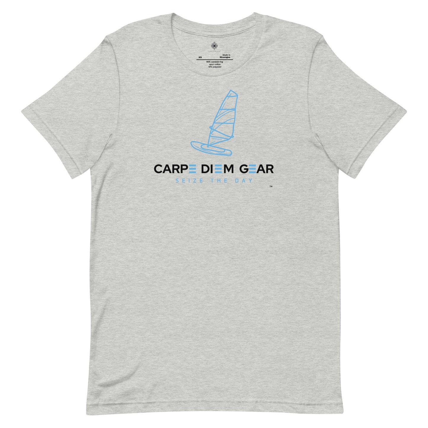 Carpe Diem Gear | Simply | Windsurfing | Unisex 100% Cotton T-Shirt