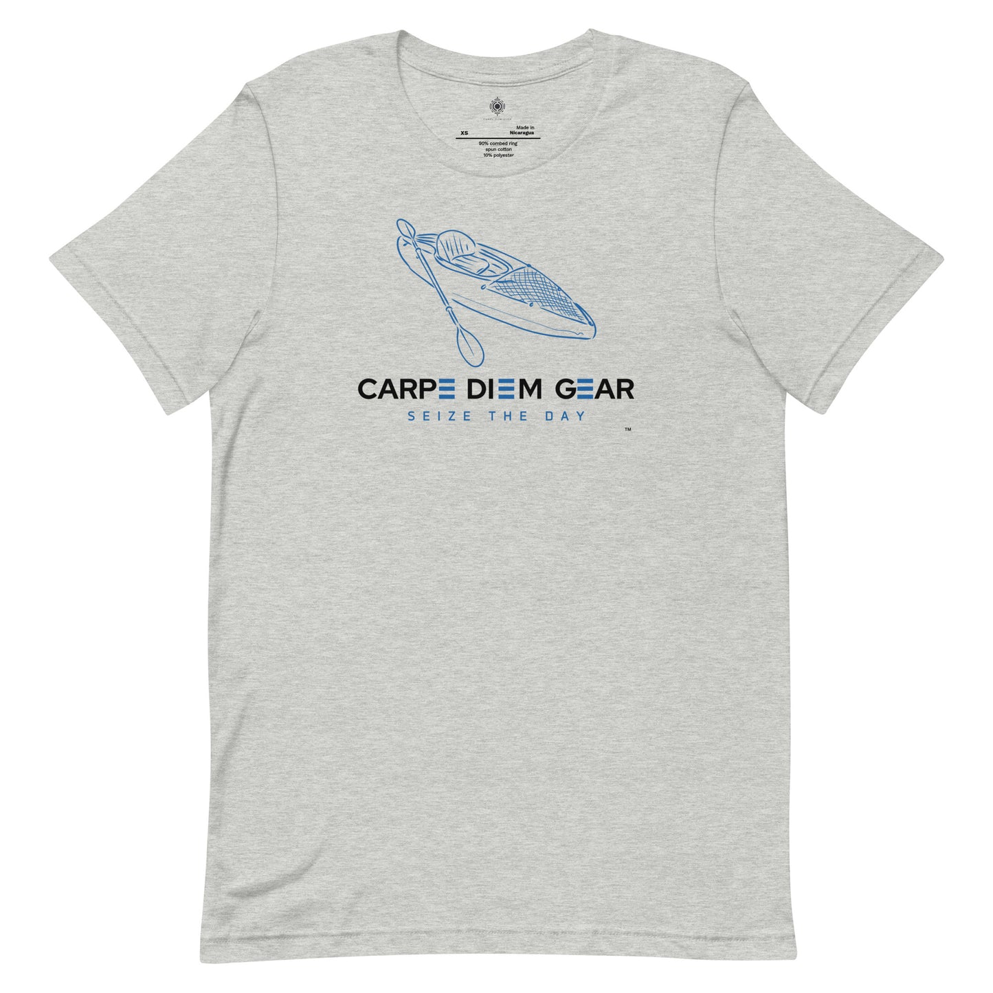 Carpe Diem Gear | Simply | Kayak | Unisex 100% Cotton T-Shirt