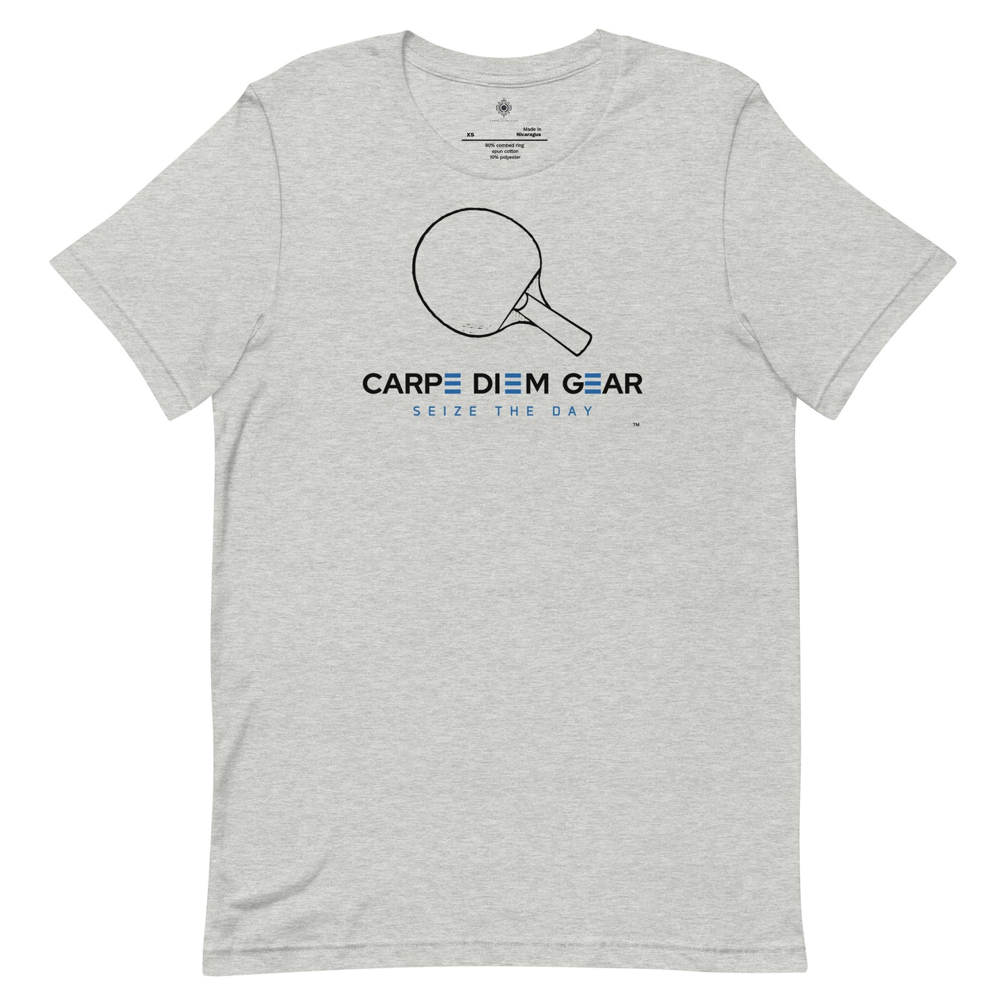 Carpe Diem Gear | Simply | Ping Pong | Unisex 100% Cotton T-Shirt