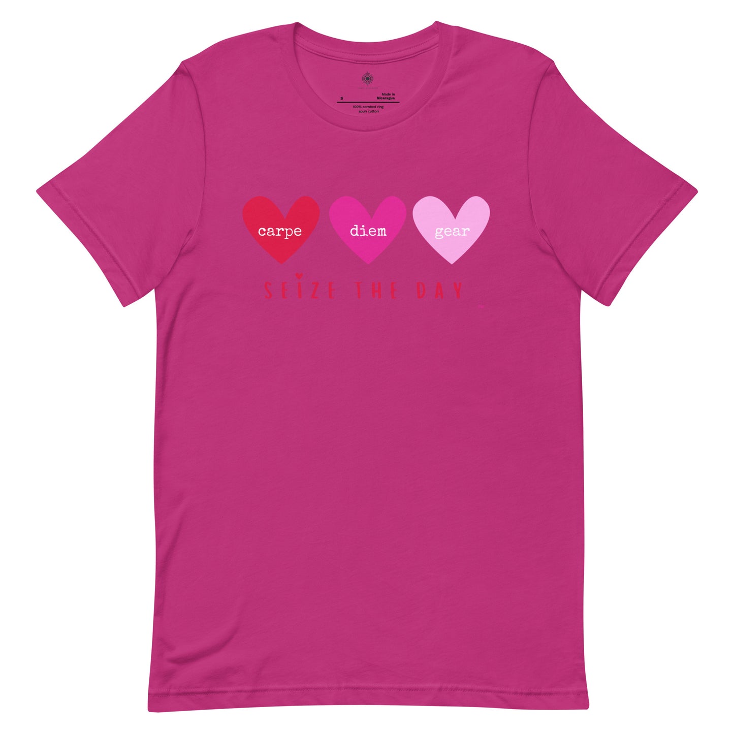 Carpe Diem Gear | Heart of the Matter | 3 Hearts | Unisex 100% Cotton T-Shirt