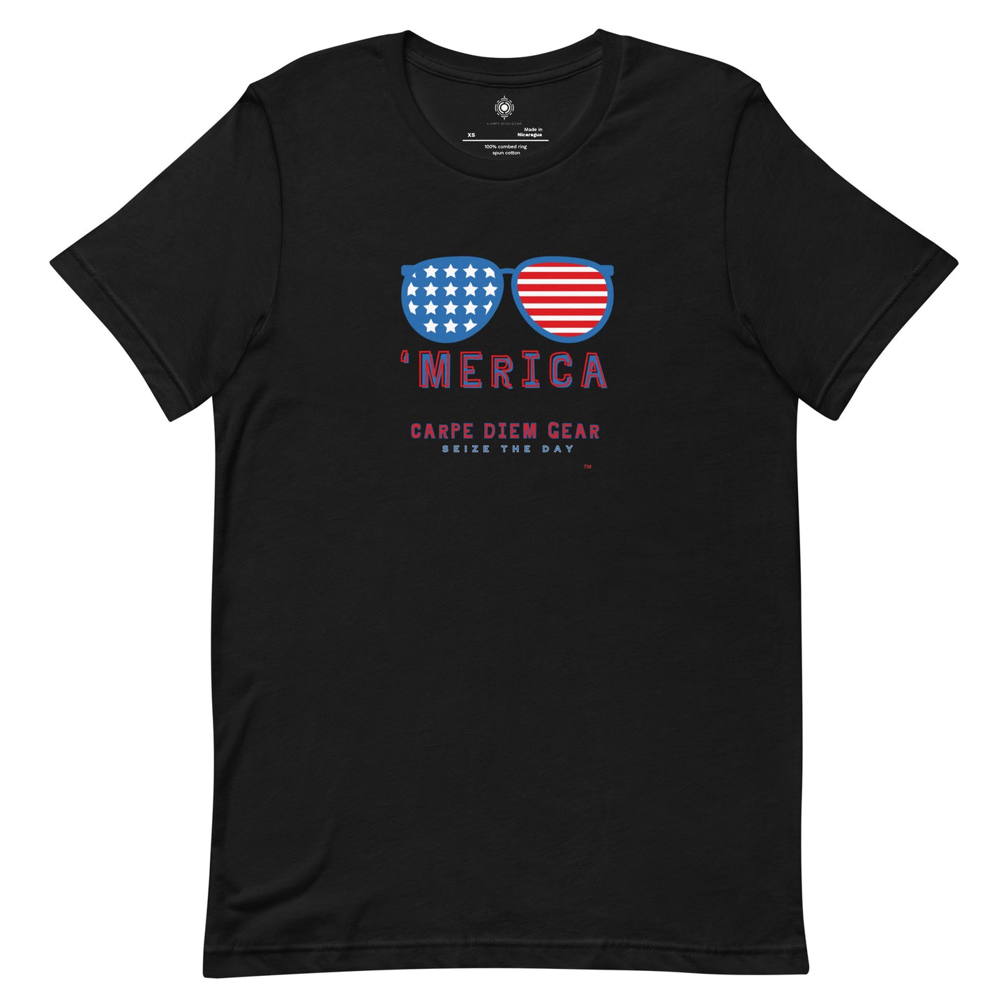Carpe Diem Gear | Americana  | 'Merica | Unisex 100% Cotton T-Shirt