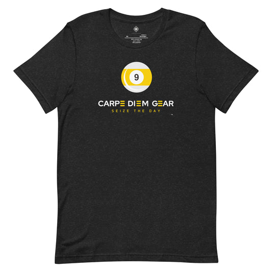 Carpe Diem Gear | Simply | 9-Ball | Unisex 100% Cotton T-Shirt