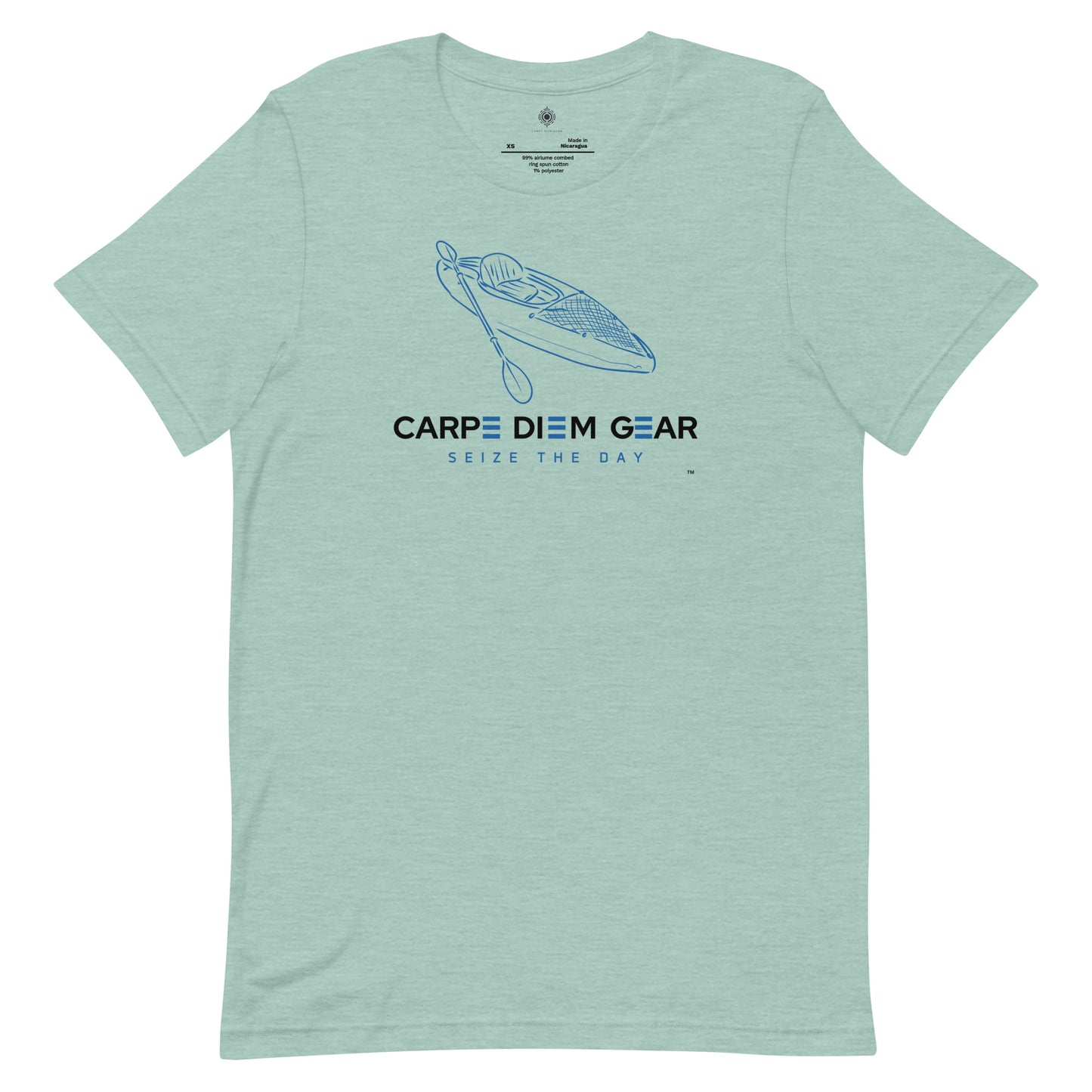 Carpe Diem Gear | Simply | Kayak | Unisex 100% Cotton T-Shirt