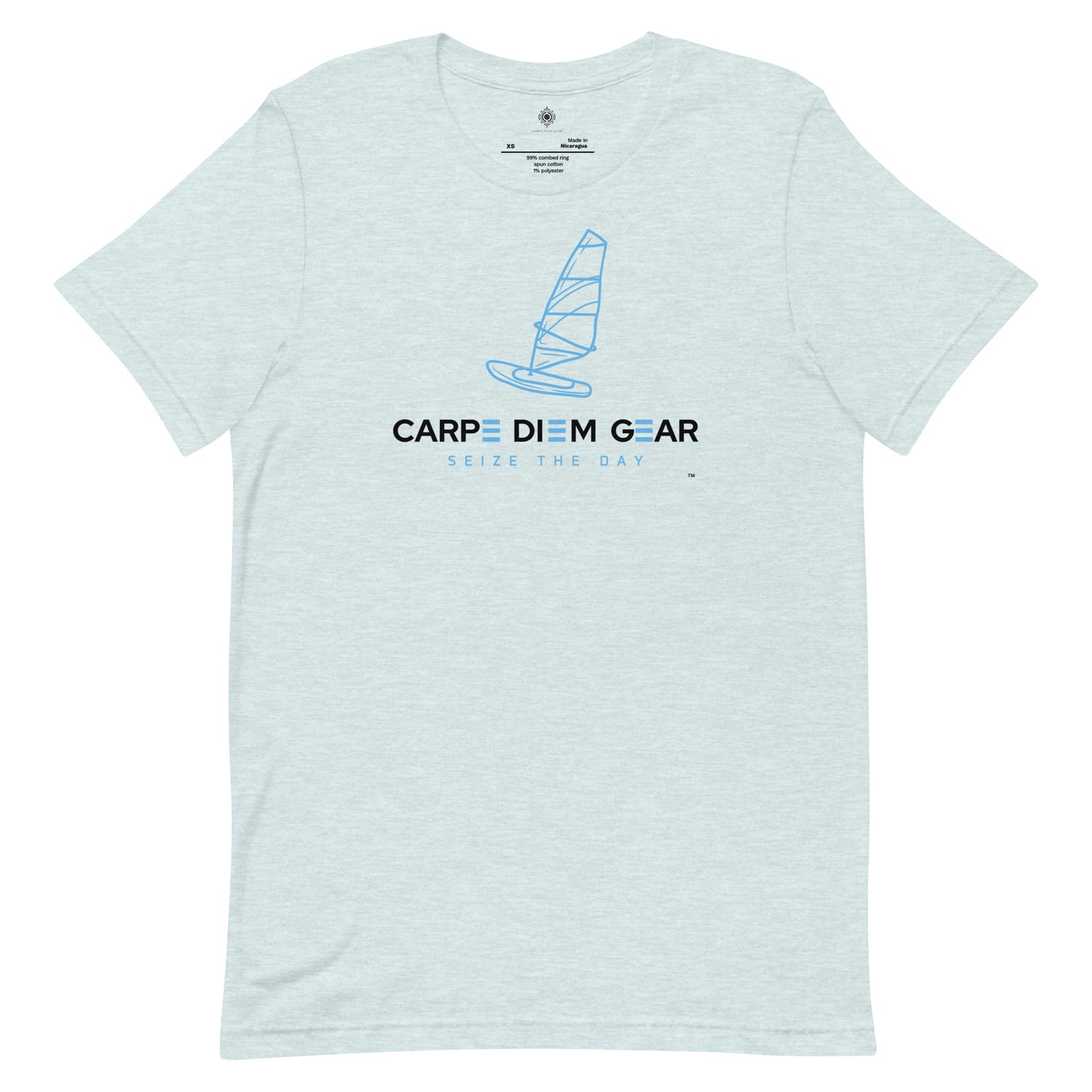 Carpe Diem Gear | Simply | Windsurfing | Unisex 100% Cotton T-Shirt