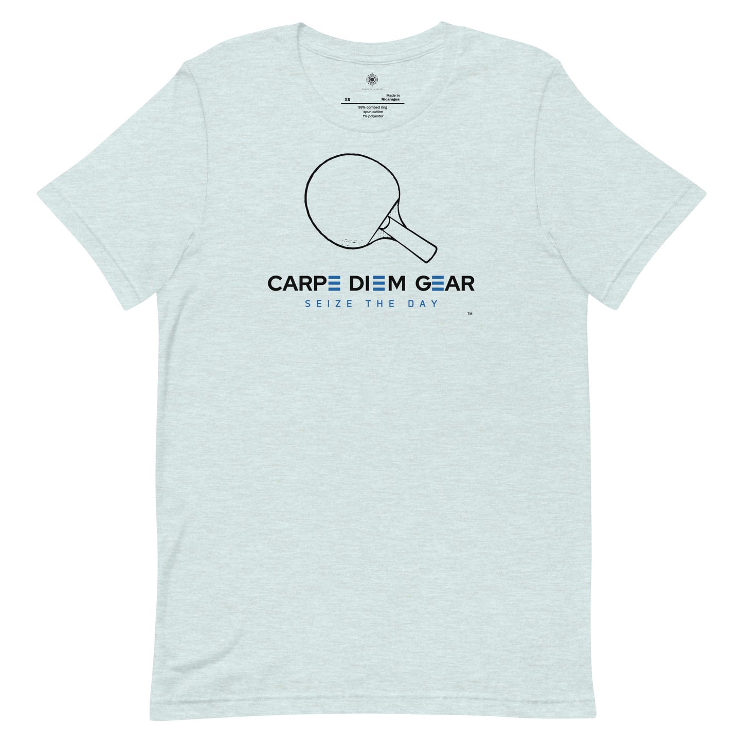 Carpe Diem Gear | Simply | Ping Pong | Unisex 100% Cotton T-Shirt