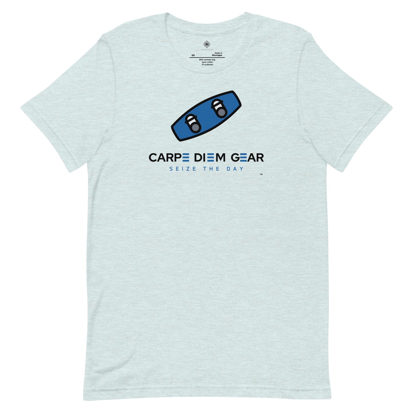 Carpe Diem Gear | Simply | Wake Boarding | Unisex 100% Cotton T-Shirt