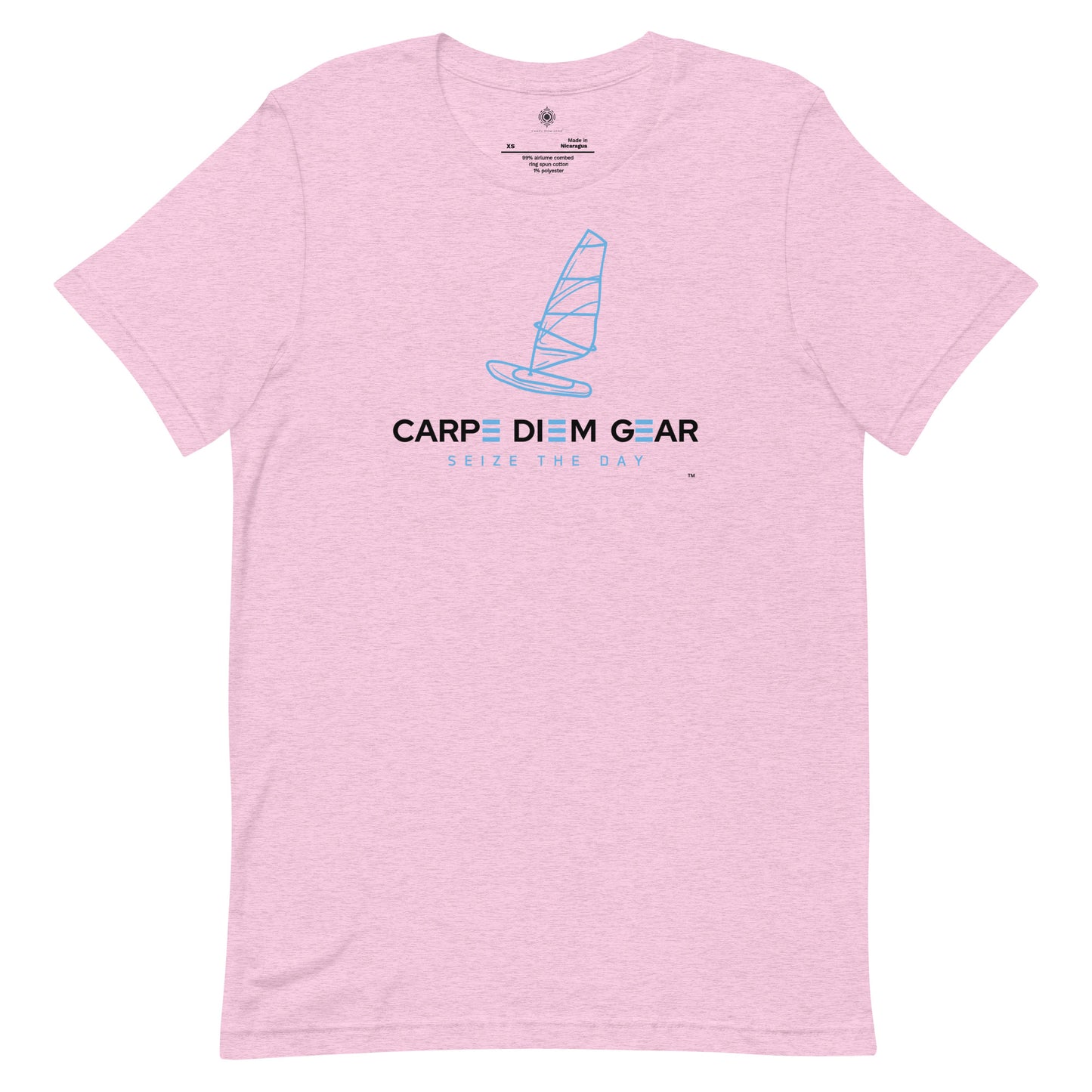 Carpe Diem Gear | Simply | Windsurfing | Unisex 100% Cotton T-Shirt