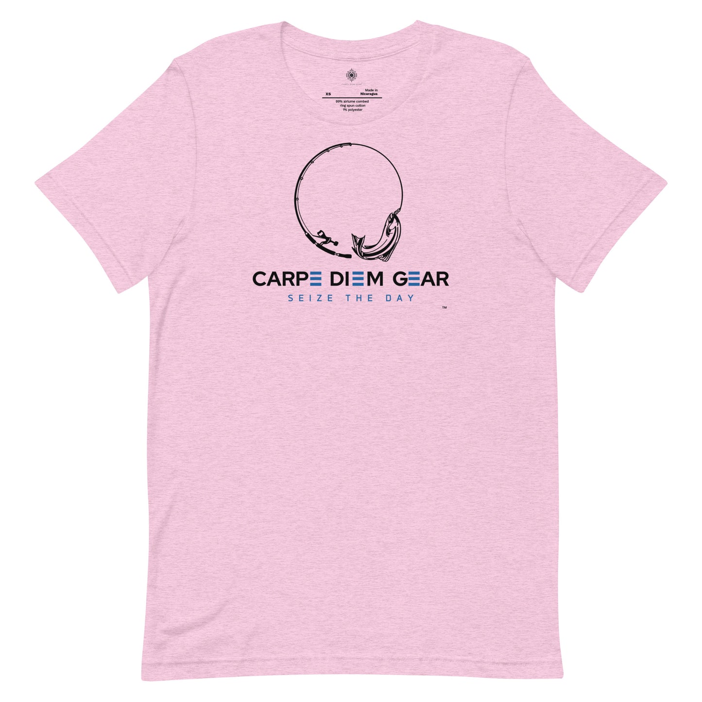 Carpe Diem Gear | Simply | Fishing | Unisex 100% Cotton T-Shirt