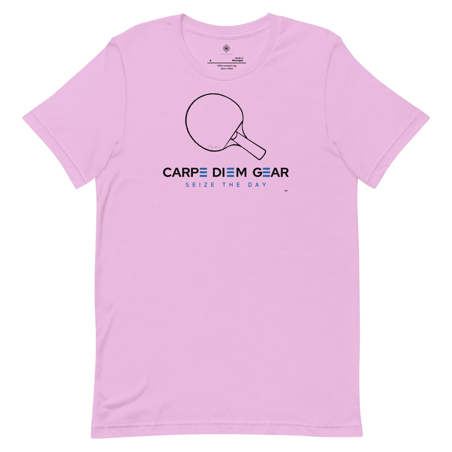 Carpe Diem Gear | Simply | Ping Pong | Unisex 100% Cotton T-Shirt