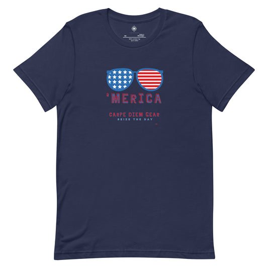 Carpe Diem Gear | Americana  | 'Merica | Unisex 100% Cotton T-Shirt