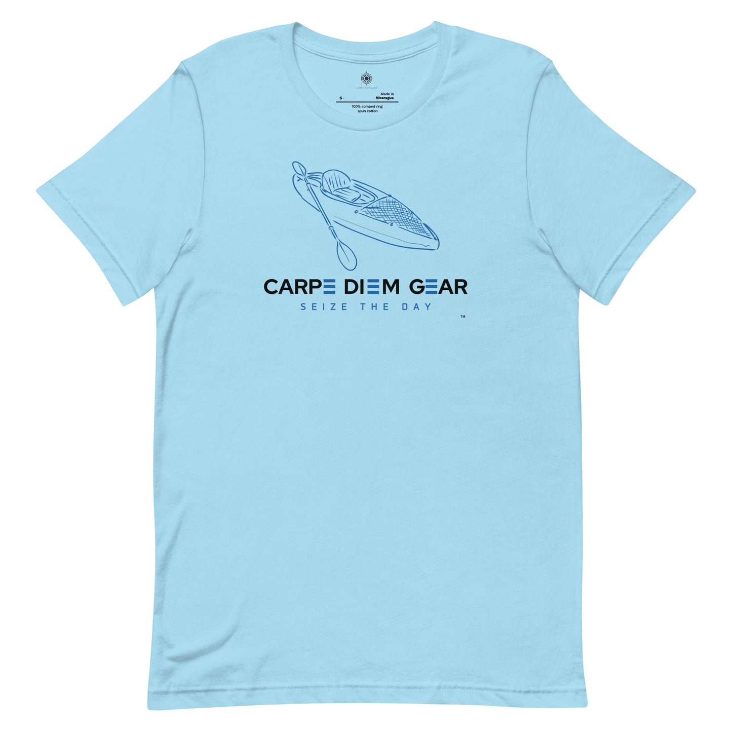 Carpe Diem Gear | Simply | Kayak | Unisex 100% Cotton T-Shirt