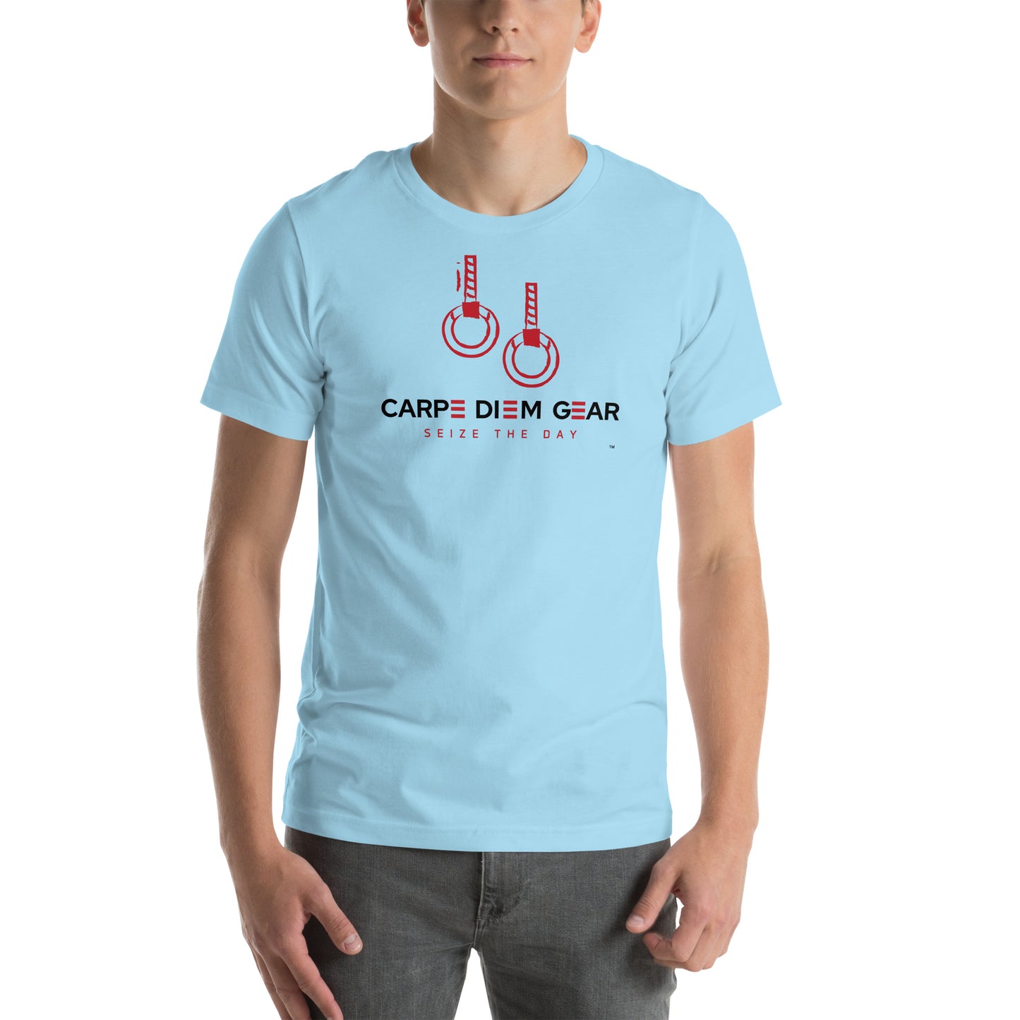 Carpe Diem Gear | Simply | Gymnastics (Rings) | Unisex 100% Cotton T-Shirt