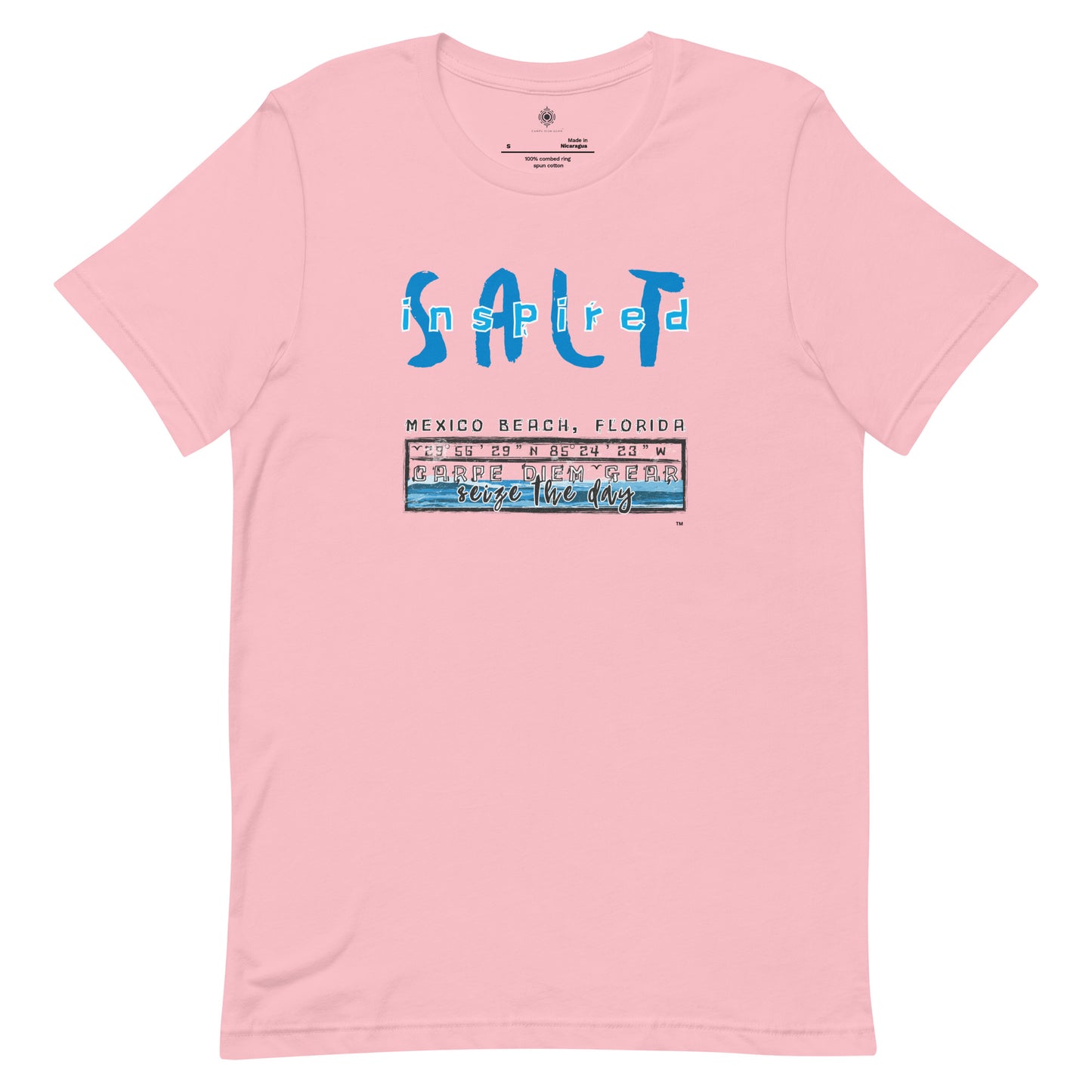 Carpe Diem Gear | Beach Life | Mexico Beach Salt Inspired | Unisex 100% Cotton T-Shirt