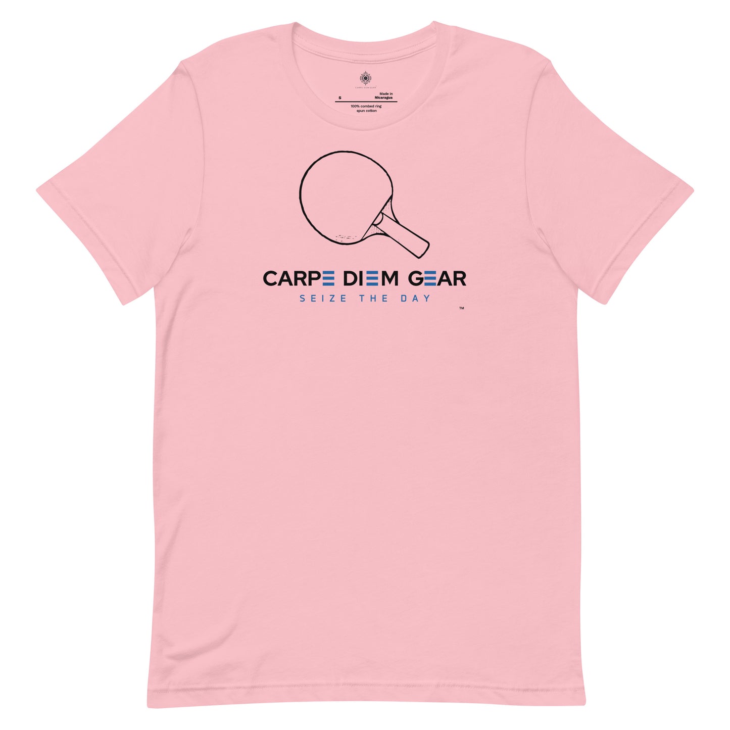 Carpe Diem Gear | Simply | Ping Pong | Unisex 100% Cotton T-Shirt