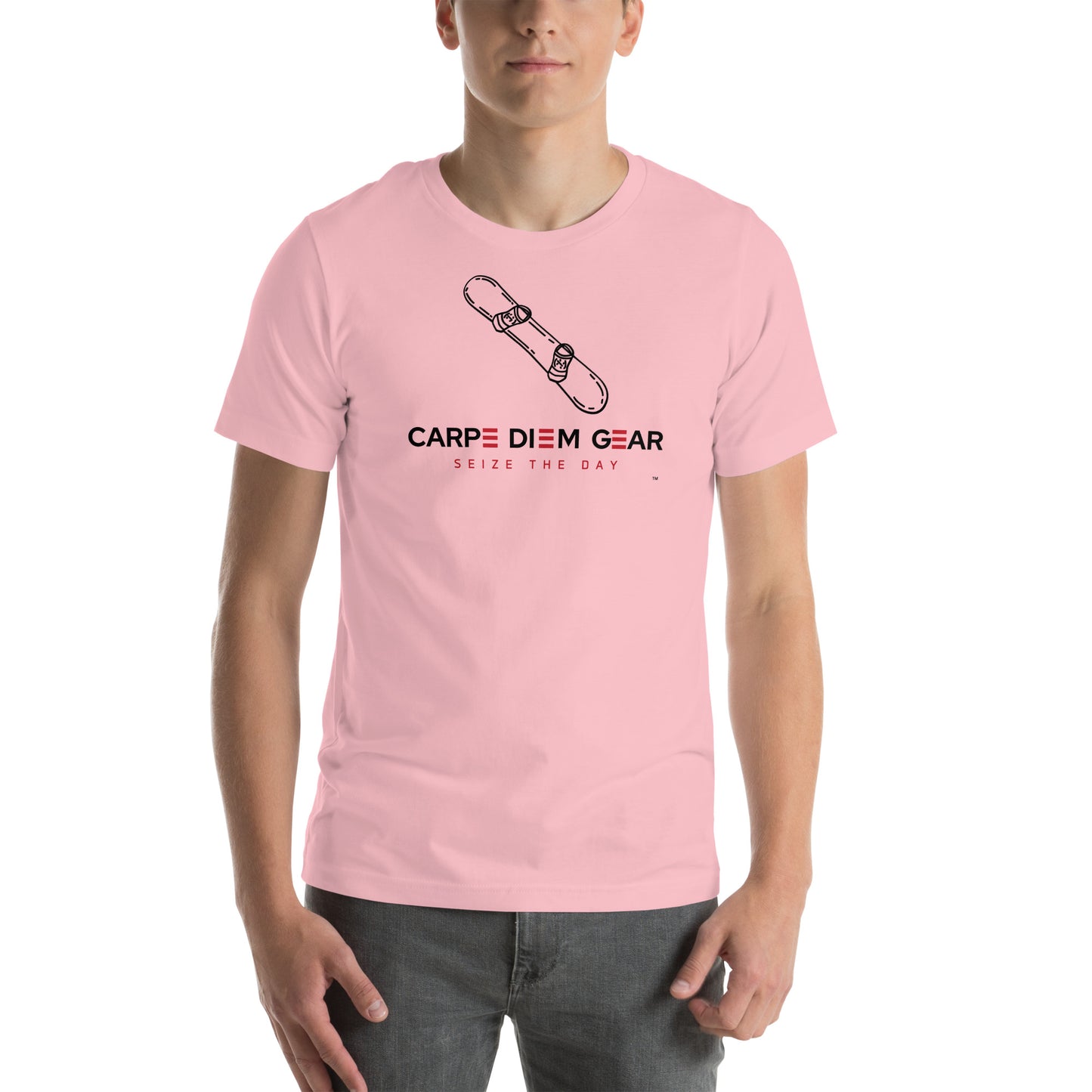 Carpe Diem Gear | Simply | Snowboarding | Unisex 100% Cotton T-Shirt