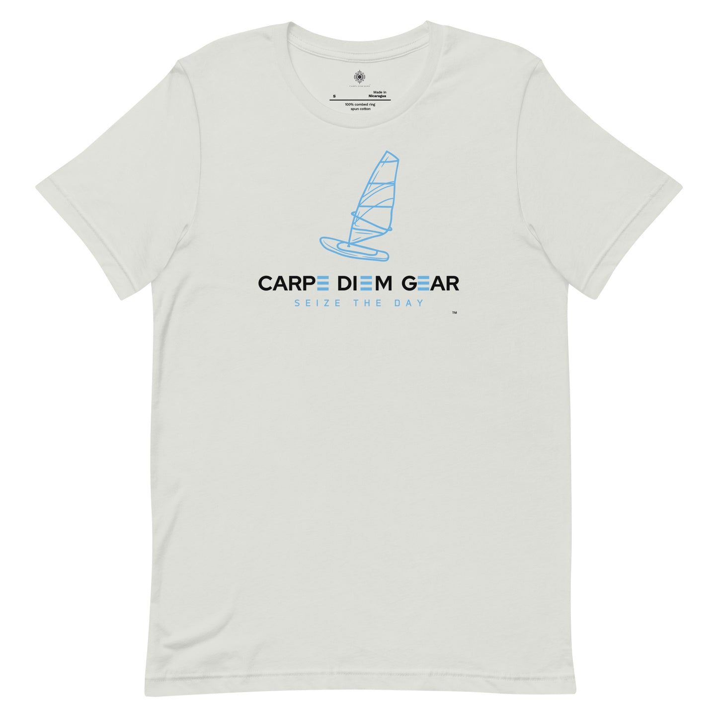 Carpe Diem Gear | Simply | Windsurfing | Unisex 100% Cotton T-Shirt