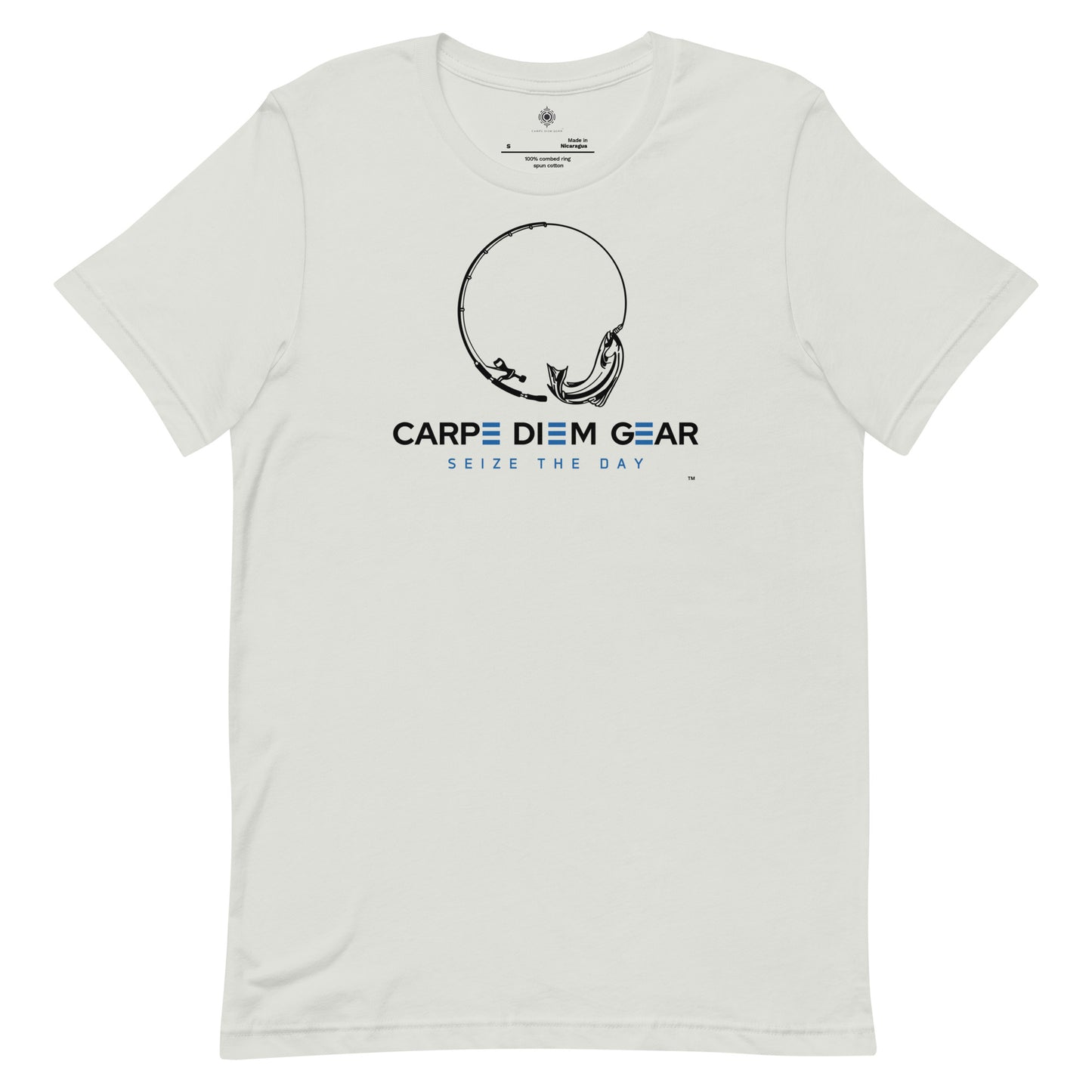 Carpe Diem Gear | Simply | Fishing | Unisex 100% Cotton T-Shirt
