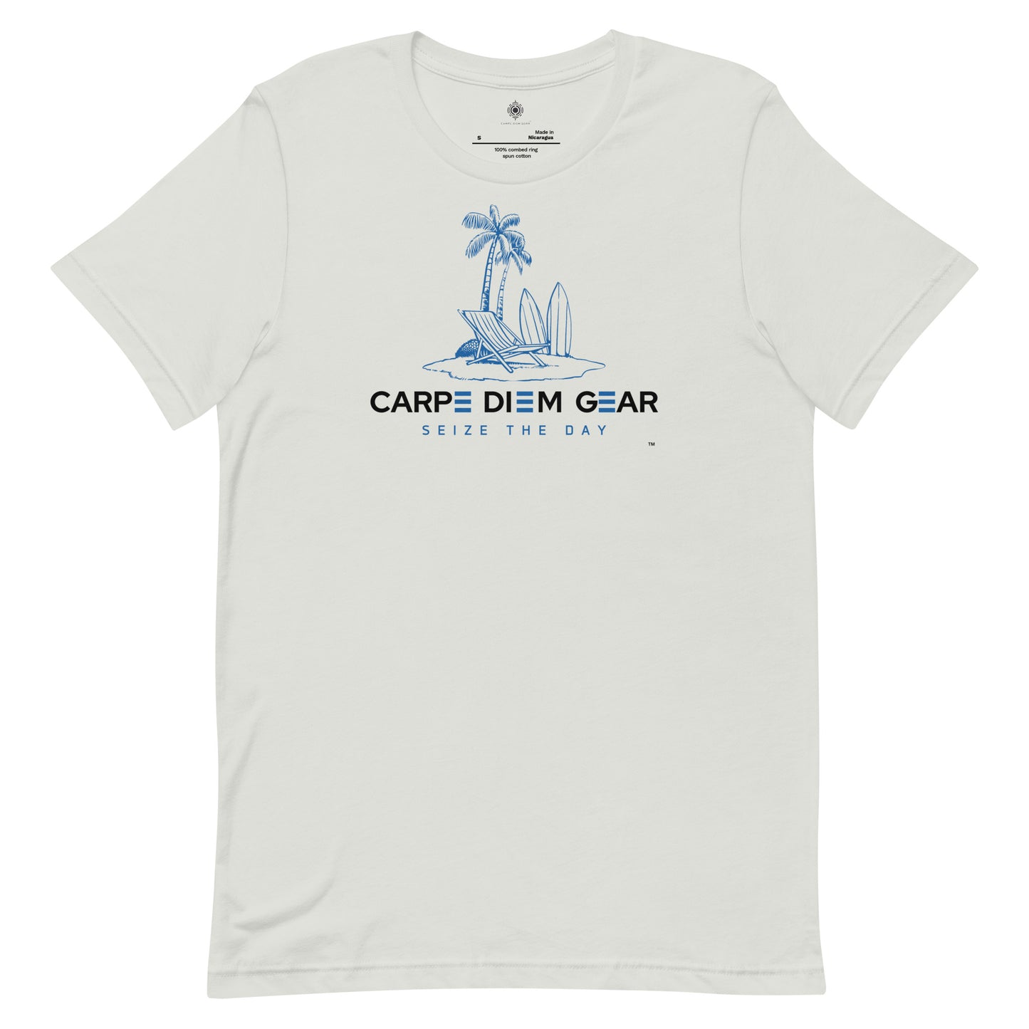 Carpe Diem Gear | Simply | Beach and Surfing | Unisex 100% Cotton T-Shirt