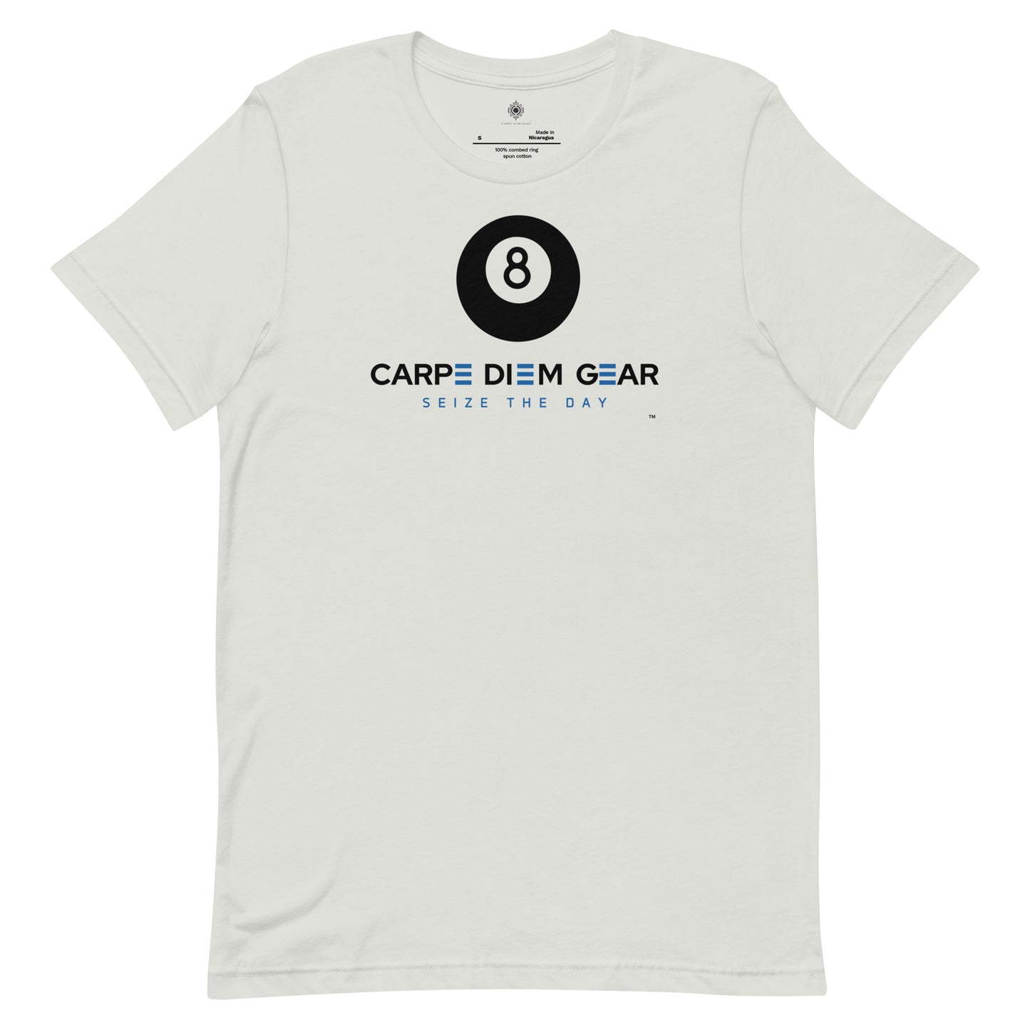 Carpe Diem Gear | Simply | 8-Ball | Unisex 100% Cotton T-Shirt