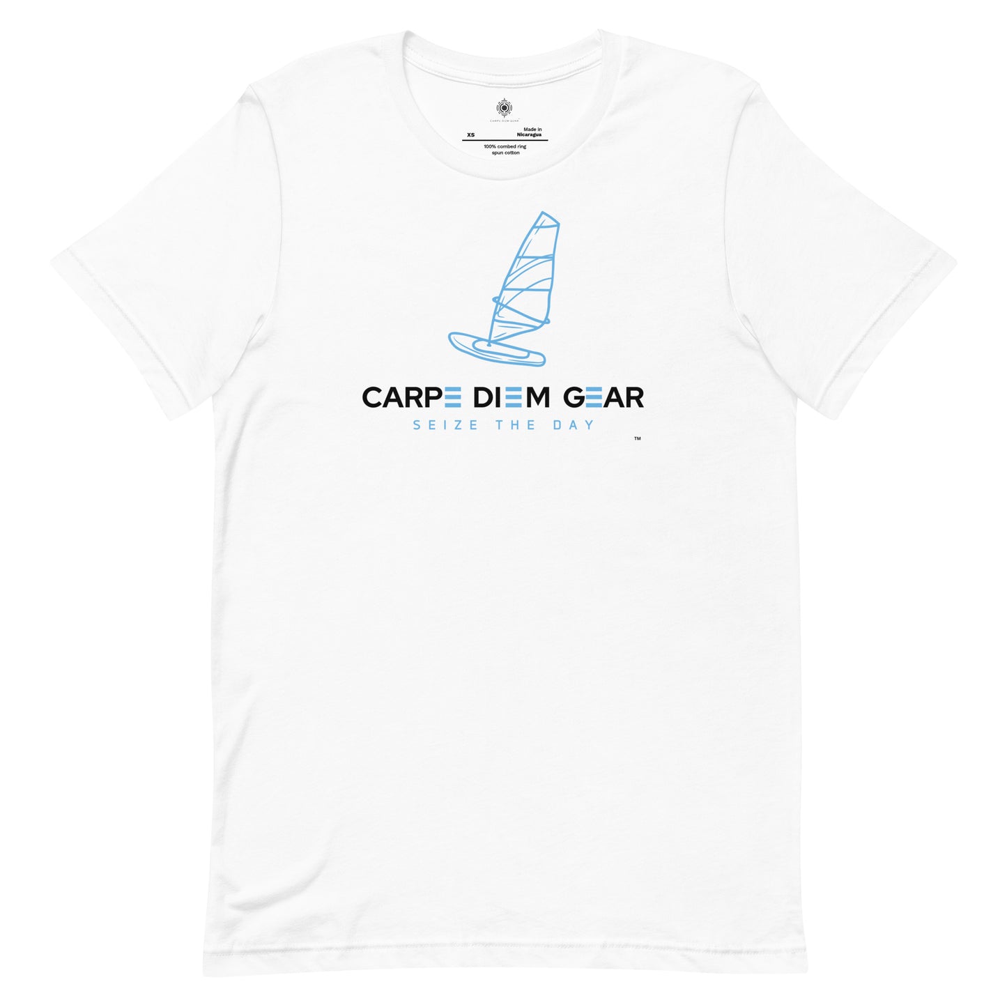 Carpe Diem Gear | Simply | Windsurfing | Unisex 100% Cotton T-Shirt