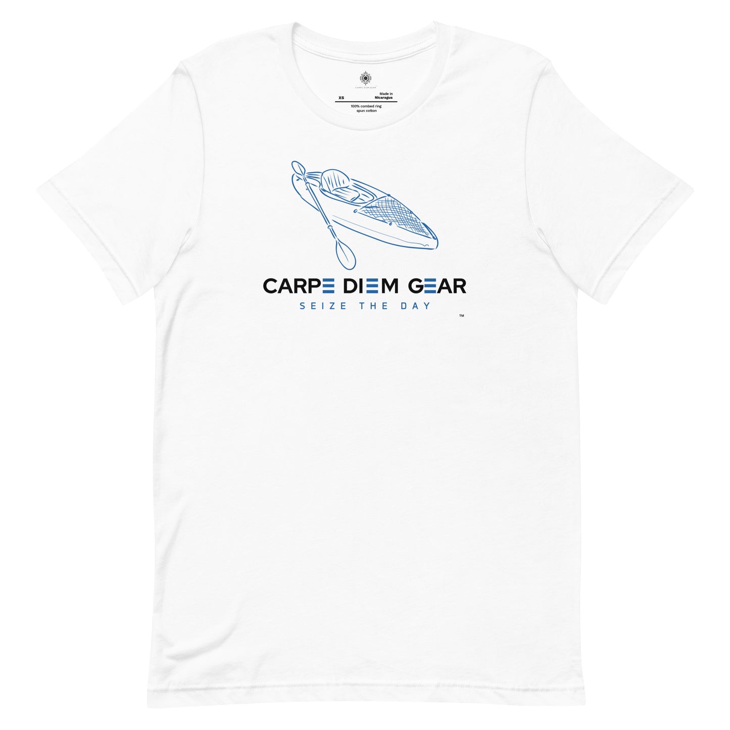 Carpe Diem Gear | Simply | Kayak | Unisex 100% Cotton T-Shirt