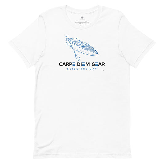 Carpe Diem Gear | Simply | Kayak | Unisex 100% Cotton T-Shirt