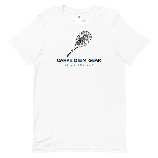Carpe Diem Gear | Simply | Tennis | Unisex 100% Cotton T-Shirt