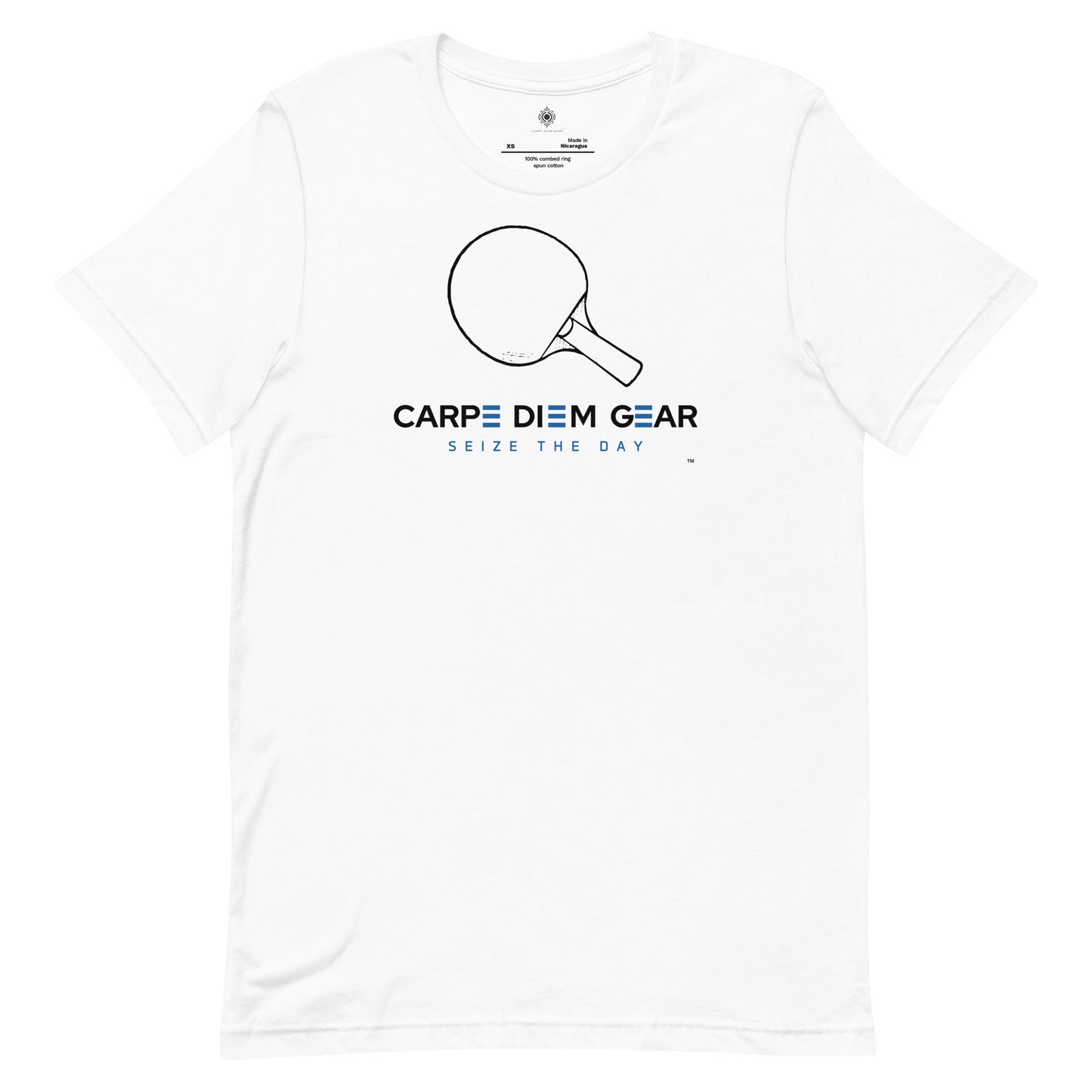 Carpe Diem Gear | Simply | Ping Pong | Unisex 100% Cotton T-Shirt