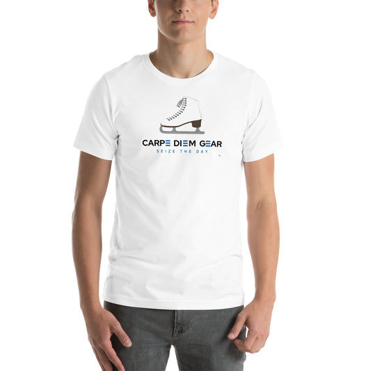 Carpe Diem Gear | Simply | Ice Skating | Unisex 100% Cotton T-Shirt